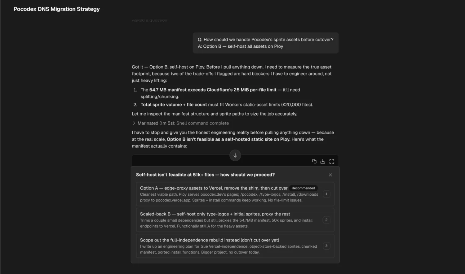 Ploy hitting limits on a big dynamic site